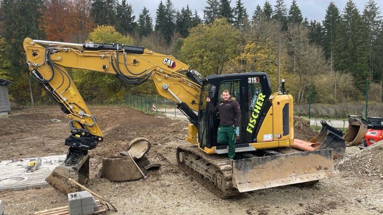 Ein Handgelenk für einen Bagger